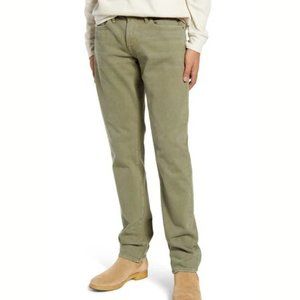Frame Men's L'homme Slim Fit Five Pocket Twill Jean Moss- 31